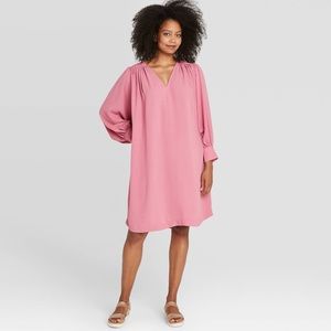 NWT Pink Prologue Medium Balloon Sleeve Dress